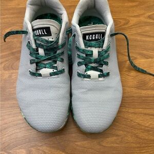 NOBULL Gray and Green Athletic Shoes
